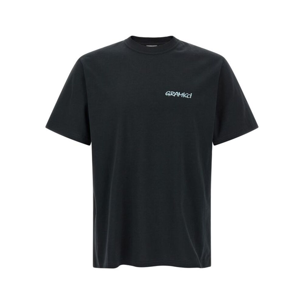 Gramicci Black Cotton Men's T-Shirt